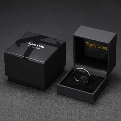 Miniatura 68 de King Will Alianza de boda de carburo de tungsteno para hombres y mujeres, anillos de promesa para parejas abovedados de alto pulido