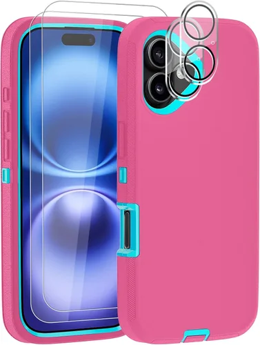 Miniatura 17 de Funda para iPhone 12 Mini con funda de clip para cinturón y 2 protectores de pantalla, funda de protección completa resistente de grado militar a