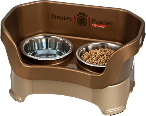 Miniatura 31 de Neater Pet Brands Neater Feeder Deluxe Cuencos para perros a prueba de derrames elevados para perros grandes de más de 40 libras, fabricado en EE.