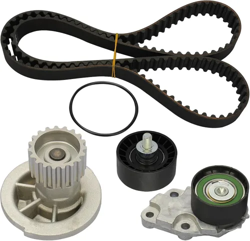 TCK335 Kit de correa de distribución del motor con bomba de agua 1.6L compatible para Chevrolet Aveo 2004 2005 2006 2007 2008