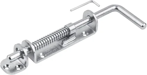 Miniatura 2 de National Hardware N109-212 V1142 Zinc de perno deslizante resistente con resorte