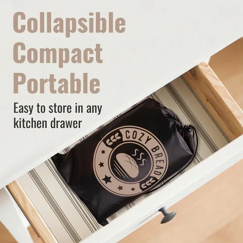 Miniatura 5 de Caja de fermentación Cozy Bread® Compatible con esterilla de fermentación de 10" x 21" (esterilla térmica no incluida) Marca de EE. UU