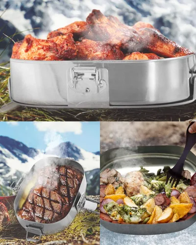 Miniatura 5 de El calentador de alimentos de escape original MuffPot para vehículos de automovilismo. Motos de nieve, ATV, UTV y motocicletas