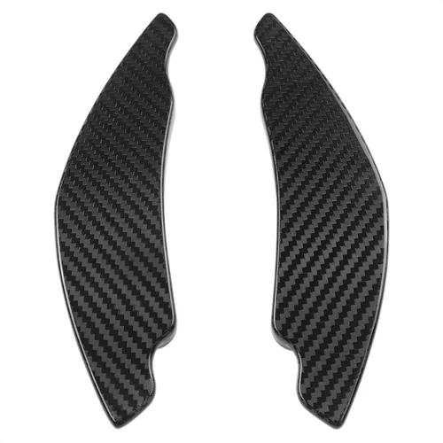 Miniatura 2 de Cubierta de fibra de carbono real para volante de palanca de cambios extendida compatible con Lexus es 2006 2007 2008 2009 2010 2011 2012 accesorios