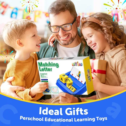 Miniatura 7 de LIWIN LET'S GO! Juegos educativos para niños de 3 a 8 años, juego de emparejar letras para niños de 3 a 8 años, juguetes educativos para niños de 3