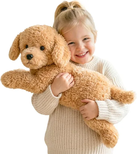 IKASA Juguete de peluche grande de Labrador para perro, cachorro grande de 20 pulgadas, suave, lindo, esponjoso, peluche