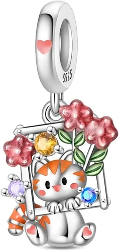 Miniatura 46 de LIGHTDOG Abalorios de plata de ley 925 para pulseras Pandora, collares para mujer, cuentas colgantes, cuentas de joyería, regalos para mujeres