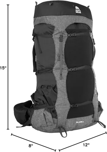 Miniatura 8 de Mochila Granite Gear Blaze de 60L Rodillo verde azulado/pino/fatiga