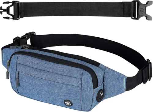 Miniatura 17 de WATERFLY Riñonera de Cintura: Bolso Pequeño de Cadera, Riñonera, Bolso de Fanny, Paquete de Fanny, Riñonera, Bolso de Cintura, Riñonera, Bolso