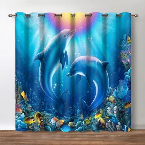 Miniatura 27 de Jekeno - Cortinas opacas retro de música con tema de notas musicales impresas, cortinas decorativas para amantes de la música, dormitorio, sala