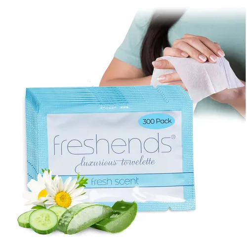 Miniatura 11 de Freshends Toallitas desechables desechables envueltas individualmente, paquete de 100 toallas de lujo, artículos esenciales de baño de invitados