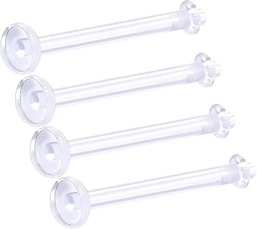 4 unids retenedor flexible acrílico transparente calibre 14 5/8 0.630 in barra lengua anillos piercing joyería pezón silicio O-ring M3228