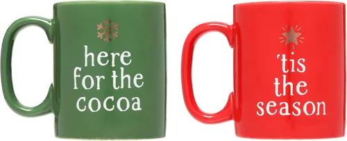 Miniatura 8 de Pearhead Bah Hum Bug - Taza de café de Navidad, decoración del hogar de temporada, ideas de regalo para rellenar calcetines, apta para microondas