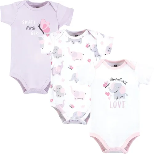 Miniatura 147 de Hudson Baby baby-girls Cotton Bodysuits 3-pack
