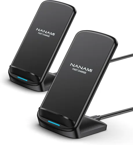 Miniatura 12 de Cargador inalámbrico rápido actualizado NANAMI, soporte de carga inalámbrica certificado Qi compatible con Samsung Galaxy S25/S24/S23/S22/S21/S20