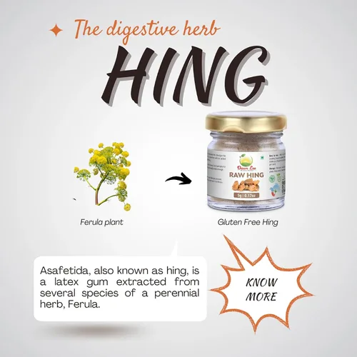 Miniatura 7 de Dawn Lee Pure Raw Hing (Asafoetida) 0.18 oz Polvo de Asafoetida Premium Sustituto de ajo y cebolla Sin gluten, sin sal, vegano Ayuda