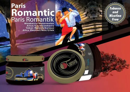 Miniatura 5 de Mezcla de sabores de shisha hookah 100% sin nicotina y tabaco, sabores orgánicos de shisha deliciosos sabores de frutas (Paris Romantic)