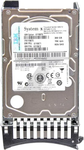 Miniatura 2 de IBM 81Y9670 300GB 15K 6GBPS SAS 2.5" HS HDD 81Y9671