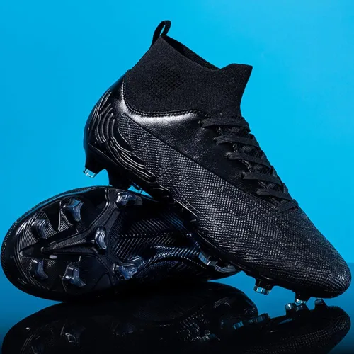 Miniatura 6 de Botas de fútbol para hombre, botas de fútbol para niños, transpirables, absorben los golpes, multiterreno, competición, entrenamiento, fútbol sala