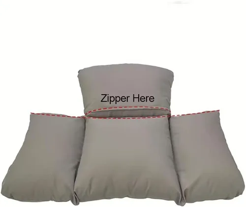 Miniatura 3 de Cojín para silla de huevo colgante para patio, cesta colgante, asiento lavable, color burdeos