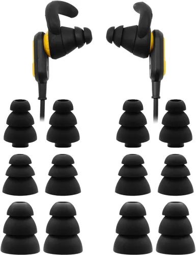 Klowcok Puntas de silicona de repuesto para auriculares DEWALT con banda para el cuello, no para auriculares DEWALT TWS, almohadillas suaves para