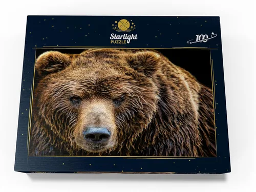 Miniatura 4 de MyPuzzle Brown Bear Ursus Arctos Beringianus - Rompecabezas prémium de 100 piezas para adultos