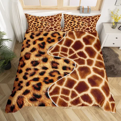 Miniatura 20 de Funda de edredón de ciervos de alce, juego de ropa de cama de animales del bosque, decoración rústica de granja, funda de edredón individual