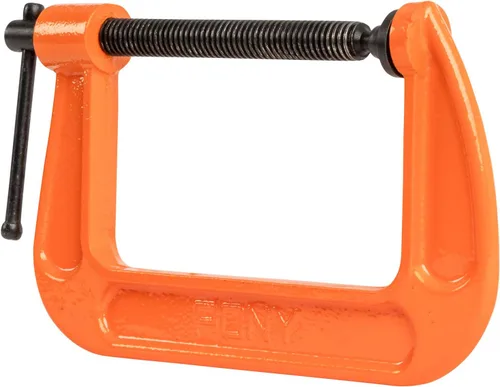 Miniatura 3 de Pony Jorgensen 2650 Abrazadera C de 5 pulgadas, naranja