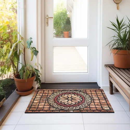 Miniatura 7 de CHICHIC - Alfombra de entrada rectangular grande de 24 x 36 pulgadas, alfombra de entrada para áreas de alto tráfico, alfombra para puerta delantera