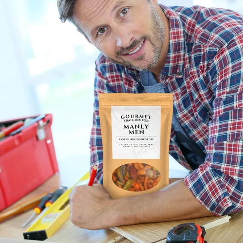 Miniatura 5 de Kepperton Mezcla gourmet de frutos secos para hombres varoniles, ideas de regalo de aperitivos para papá, regalo divertido para papá de hija a papá