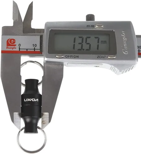 Miniatura 8 de LIXADA Soporte de liberación de red magnética para pesca Zinger Retractores de red de pesca con mosca, clip magnético, conector de red de aterrizaje