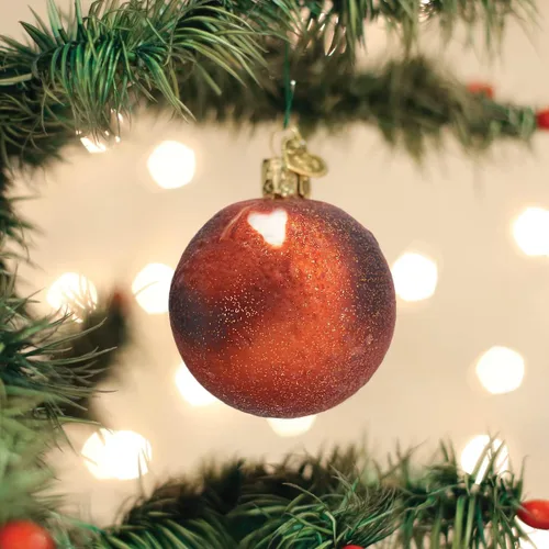 Miniatura 5 de Old World Christmas - Adorno de vidrio soplado de Marte para árbol de Navidad, decoración de vacaciones hecha a mano, colección del espacio exterior