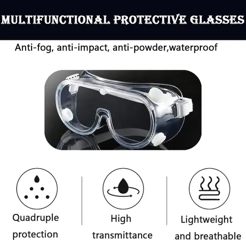 Miniatura 6 de Gafas de protección ajustables para pestañas y cejas, protectores de ducha, protectores para ojos post-LASIK, diseño compatible con gafas