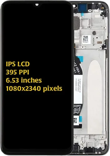 Miniatura 2 de A-MIND Para XiaoMi Redmi Note 8 Pro 6.53 "Digitalizador de pantalla táctil LCD Kit de reemplazo de ensamblaje, con protector de negro con marco