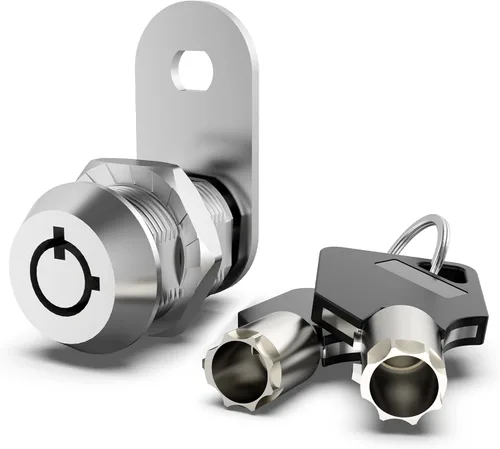 Paquete de 1 cerradura de gabinete con llaves, cerradura de leva de 5/8 pulgadas con llave similar, cerradura de almacenamiento para compartimento