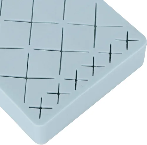 Miniatura 7 de Organizador de lápiz labial, organizador de maquillaje acrílico de 24 ranuras para lápiz labial, pinceles, botellas y más (azul)
