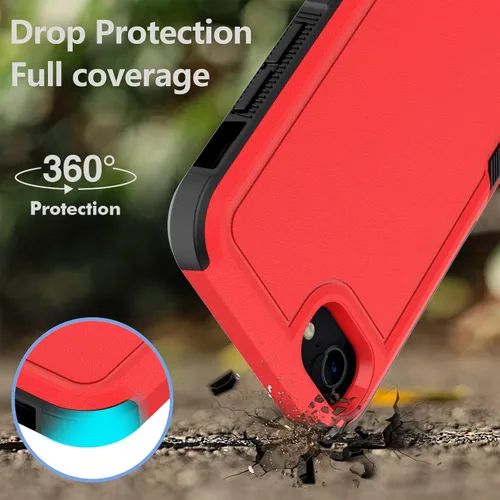 Miniatura 427 de Jeylly Funda para iPhone SE/Funda para iPhone 5S, Exterior de Plástico Duro que Absorbe Golpes + Interior de Silicona de Goma Defensor contra