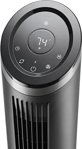 Miniatura 9 de Lasko RST200 - Ventiladores de torre Apex oscilantes silenciosos de 42" - flujo de aire de 29 pies/s, 28 dB, oscilación de 90°, temporizador de 12H