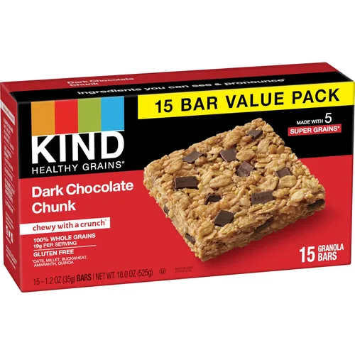 Miniatura 13 de Kind Granos saludables de granola, avena y miel con coco tostado, sin gluten, mezcla de aperitivos saludables, 0.18 onzas de proteína, 11 onzas, 3