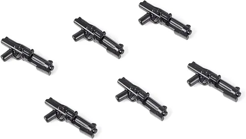 Miniatura 2 de MOC Space Wars Long DC-15 y Short DC-15 Clone Trooper Blaster Armas de Armamento Accesorios Diseñado para Manos Minifigs (100 piezas)