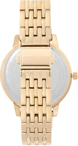 Miniatura 3 de Michael Kors MK4368 Melissa Reloj de acero inoxidable de tres manecillas doradas para mujer