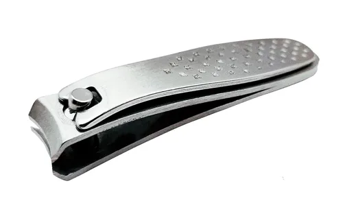 Herramientas profesionales de manicura de acero inoxidable, regalo para mujer y hombre (Heavy Duty Nail Clipper, Plata)