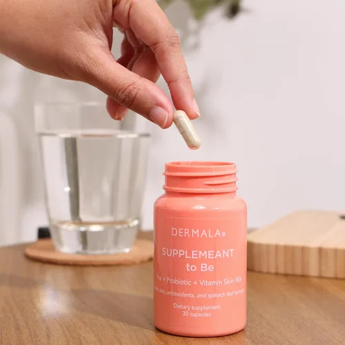 Miniatura 7 de Dermala #FOBO SUPPLEMEANT to Be - Suplemento para el acné Todos los prebióticos diarios naturales, vitaminas y vitaminas para la piel con zinc