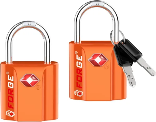Miniatura 8 de Cerraduras de equipaje aprobadas por la TSA, cerraduras de viaje con llave de hoyuelo ultra seguras con cuerpo de aleación de zinc