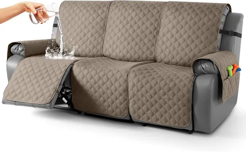 Miniatura 57 de TAOCOCO Fundas reclinables 100% impermeables, con correas para las piernas, funda de sofá reclinable reversible para silla reclinable, protector