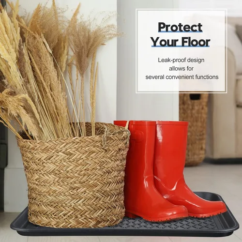 Miniatura 5 de 6 bandejas multiusos para botas, impermeable, para interiores y exteriores, tapete de alimentación de mascotas para perros y gatos, protección