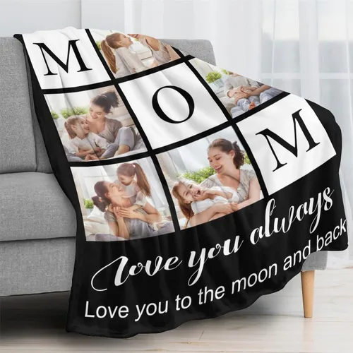 Miniatura 192 de Mantas personalizadas con foto, manta de fotos personalizada, mantas personalizadas con imagen, regalos personalizados para mujeres, hombres