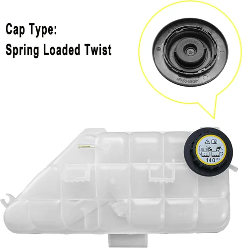 Miniatura 6 de 1635000349 Depósito de refrigerante con tapa y sensor Compatible con 1998-2005 Mercedes-Benz ML320, ML350, ML430, ML500, ML55 AMG V6 3.2L 3.7L / V8