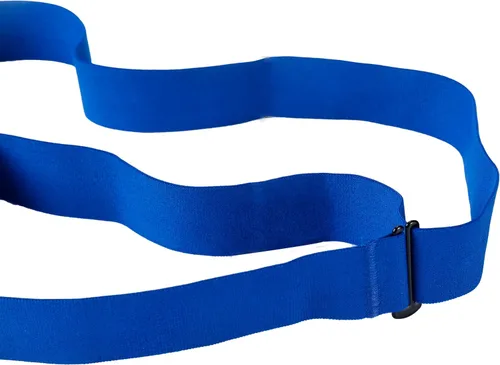 Miniatura 3 de Paquete de 2 correas de pecho de repuesto para monitor de frecuencia cardíaca grande (azul marino y gris), correa de pecho ajustable suave