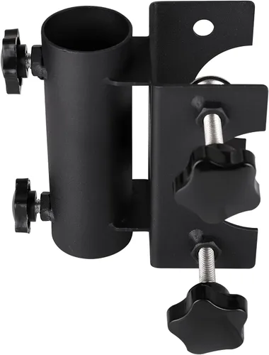 Miniatura 6 de Soporte para sombrilla de patio, soporte de paraguas de banco con clip fijo para cubierta, silla, escritorio, muelle, playa, patio, balcón, mesas